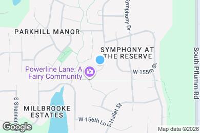 Map image of the property - 15464 S Greenwood St
