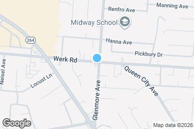 Map image of the property - 3095 Glenmore Ave