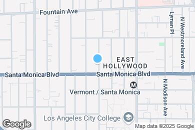 Map image of the property - 1121 N Heliotrope Dr
