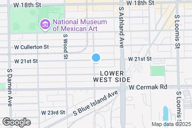 Map image of the property - 1659 W 21st St
