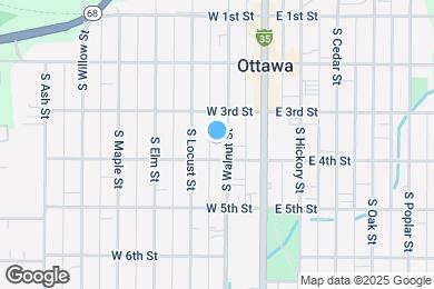 Map image of the property - 326 S Walnut St