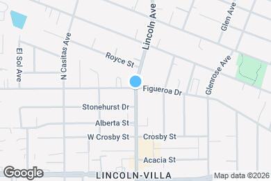 Map image of the property - 930 N Lincoln Ave