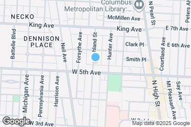 Map image of the property - 1282 Highland St