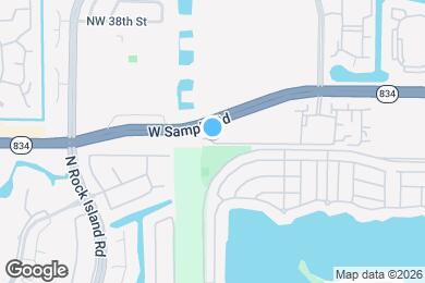 Map image of the property - 6966 W Sample Rd