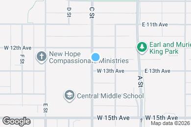 Map image of the property - 237 W 13th Ave