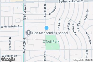 Map image of the property - 5611 N 65th Ave