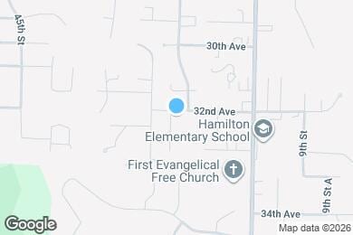 Map image of the property - 400 32nd Ave