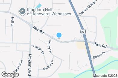 Map image of the property - 2820 Rex Rd