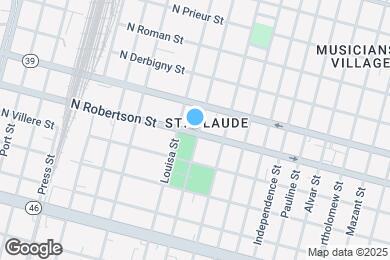 Map image of the property - 1502 Piety St