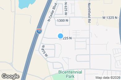 Map image of the property - 705 W 1225 N