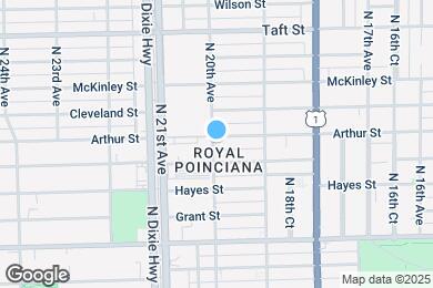 Map image of the property - 1219 N 20th Ave