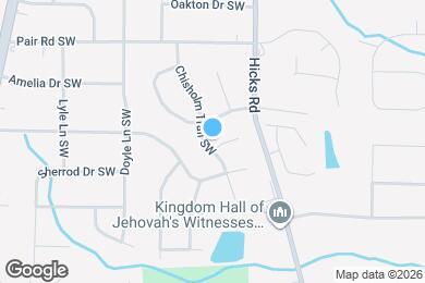 Map image of the property - 3293 Chisholm Trail SW