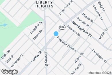 Map image of the property - 827 Carew St
