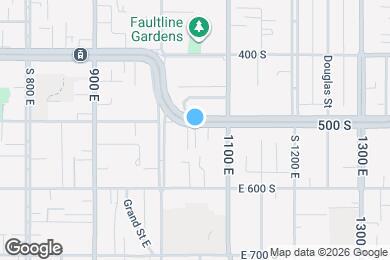 Map image of the property - 1040 E 500 S