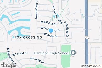 Map image of the property - 372 W Aster Dr