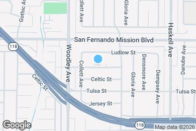 Map image of the property - 11000 Gaviota Ave