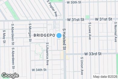 Map image of the property - 3213 S Green St
