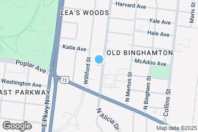 Map image of the property - 203 N Hollywood St