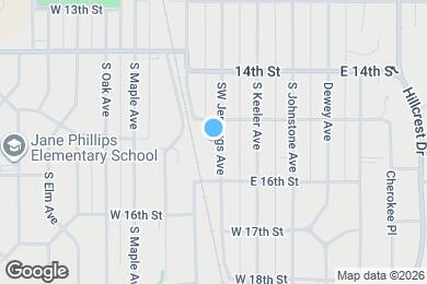 Map image of the property - 1517 SW Jennings Ave