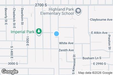 Map image of the property - 2854 S Imperial St