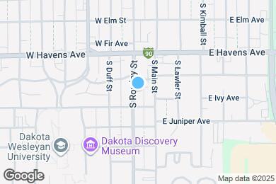 Map image of the property - 1006 S Rowley St