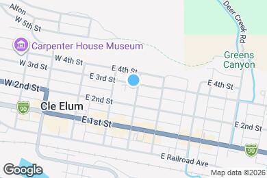 Map image of the property - 313 N Wright Ave