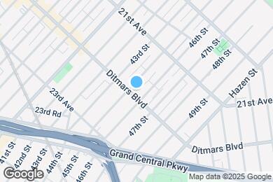 Map image of the property - 45-07 Ditmars Blvd