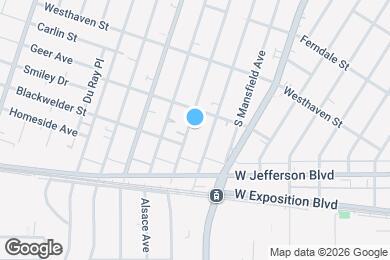 Map image of the property - 2920 S Sycamore Ave