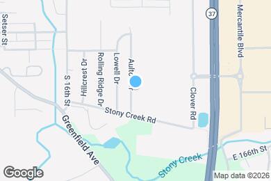 Map image of the property - 16700 Aulton Dr