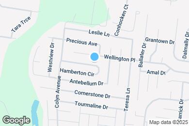Map image of the property - 3420 Hamberton Cir