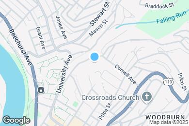 Map image of the property - 750 College Ave