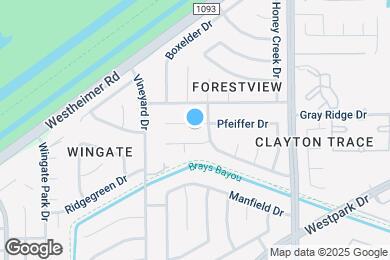 Map image of the property - 15911 Pfeiffer Dr