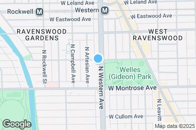 Map image of the property - 4450 N Western Ave