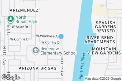 Map image of the property - 11502 W Corrine Dr