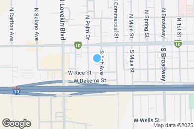 Map image of the property - 163 S Ash Ave