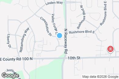 Map image of the property - 1135 Valley Forge Dr