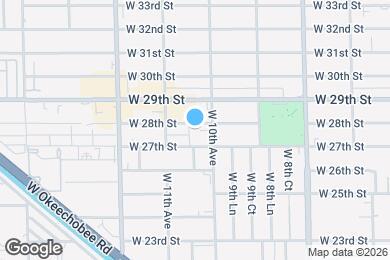 Map image of the property - 1040 W 28th St