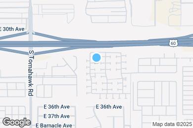 Map image of the property - 3301 S Chaparral Rd