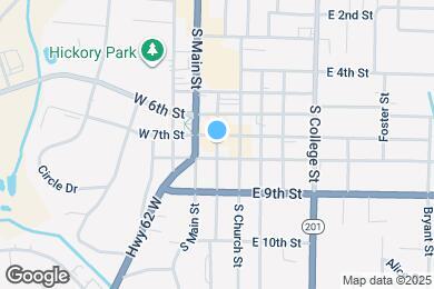 Map image of the property - 713 S. Baker St.