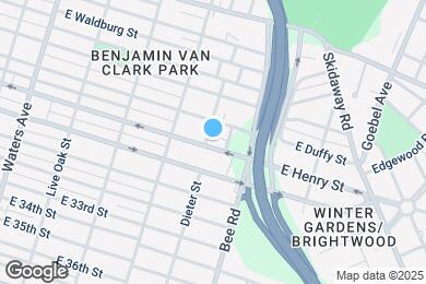 Map image of the property - 1506 E Henry St