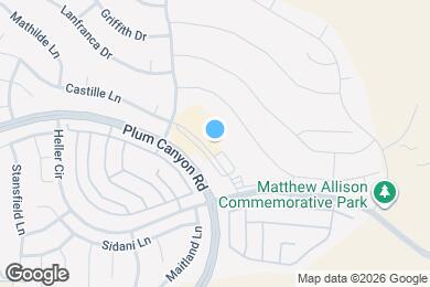 Map image of the property - 19355 Plum Canyon Rd