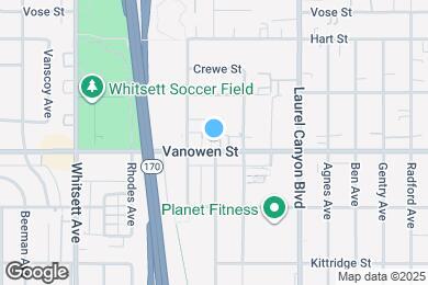 Map image of the property - 12233 Vanowen St