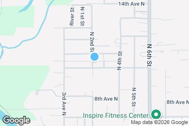 Map image of the property - 1040 N 2nd St