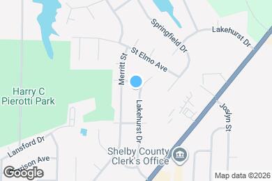 Map image of the property - 3743 Lakehurst Dr