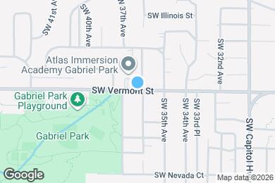 Map image of the property - 3628 SW Vermont St