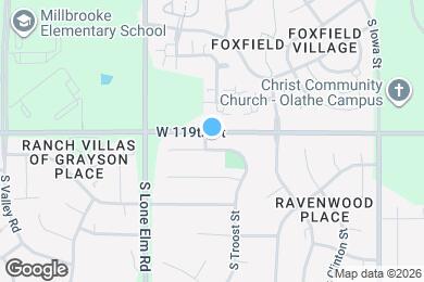 Map image of the property - 21240 W 119th Terrace