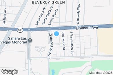 Map image of the property - 511 E Sahara Ave