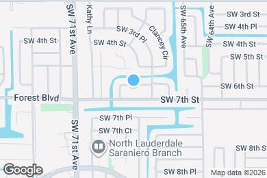Map image of the property - 6740 SW 6th St