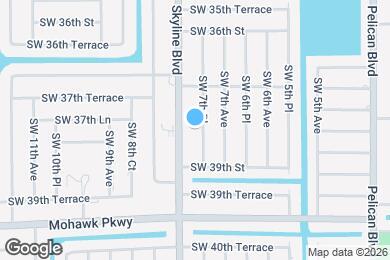 Map image of the property - 3732 SW 7th Pl