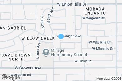 Map image of the property - 3826 W Villa Rita Dr